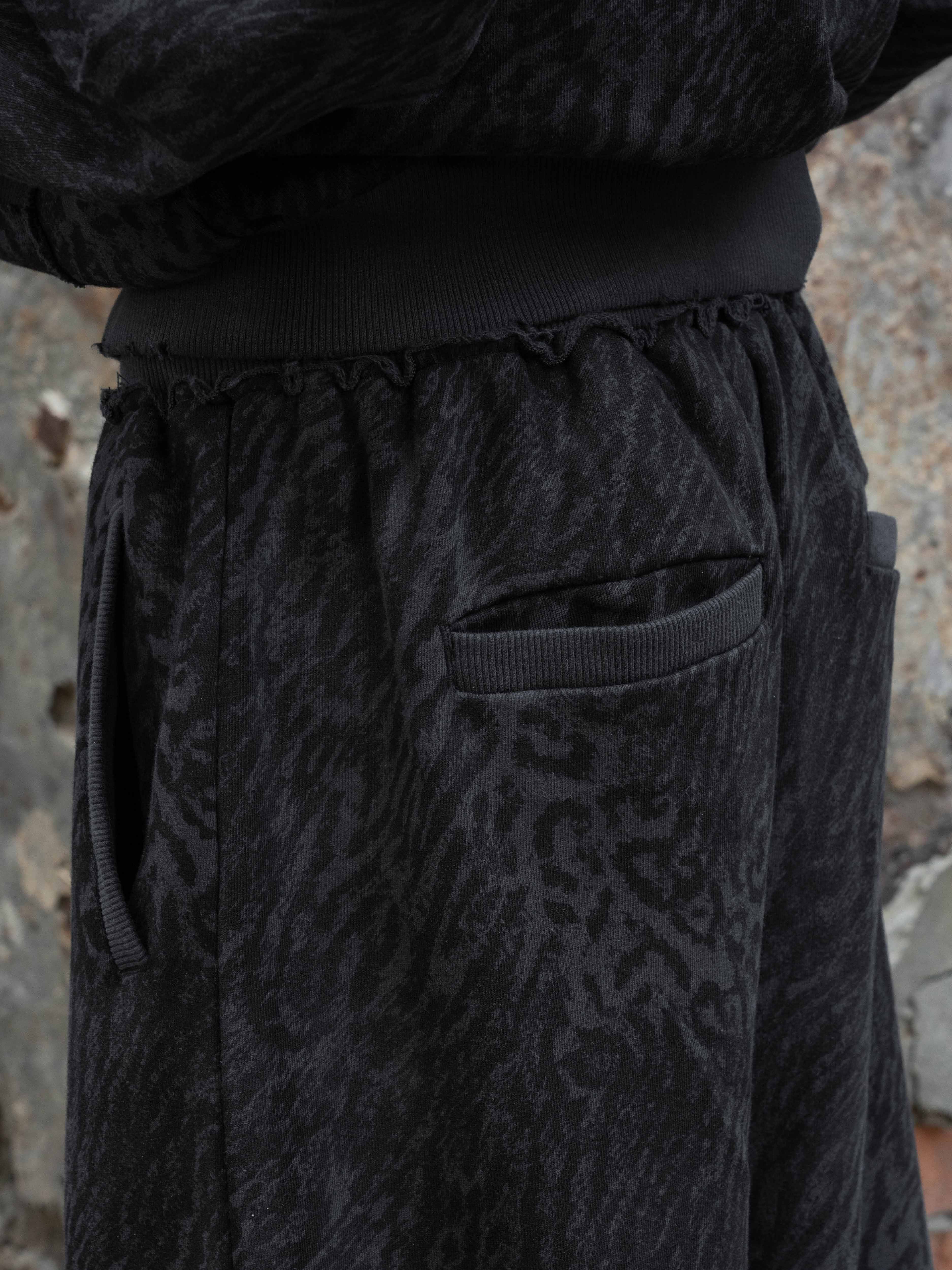 2010 SWEATPANTS - BLACK LEOPARD - Image 4