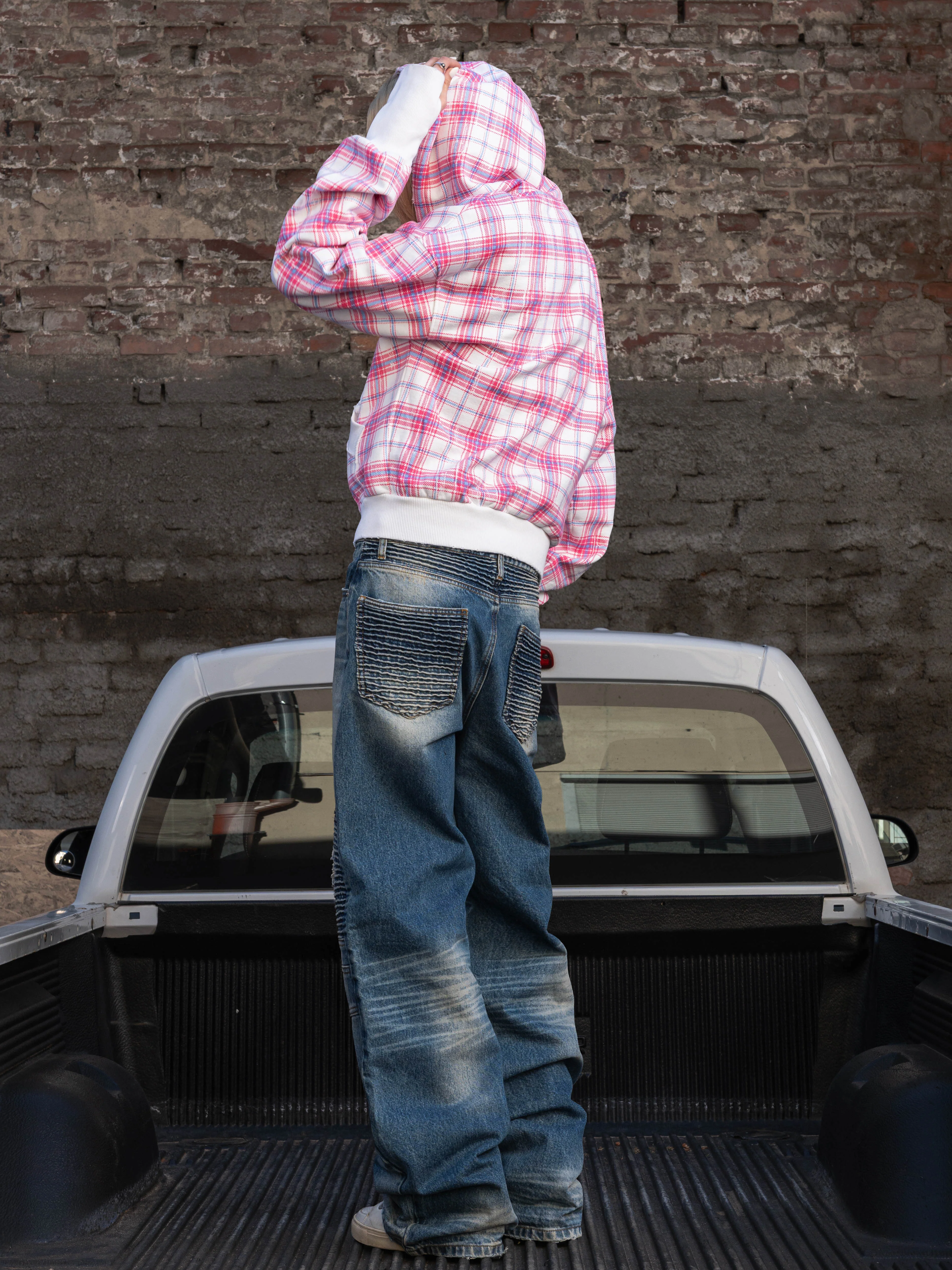 BIKER JEANS - BLUE - Image 4