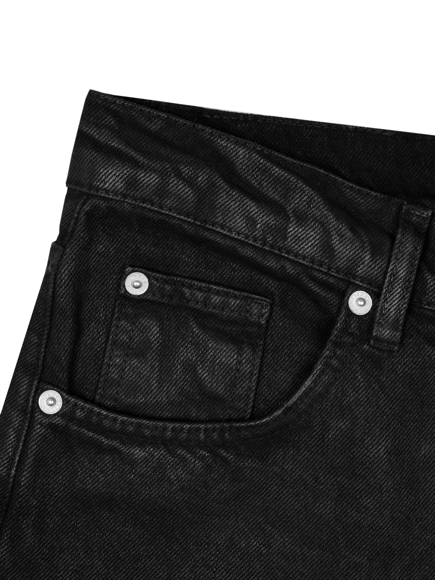 BOOTCUT JEANS - WAXED BLACK - Image 6