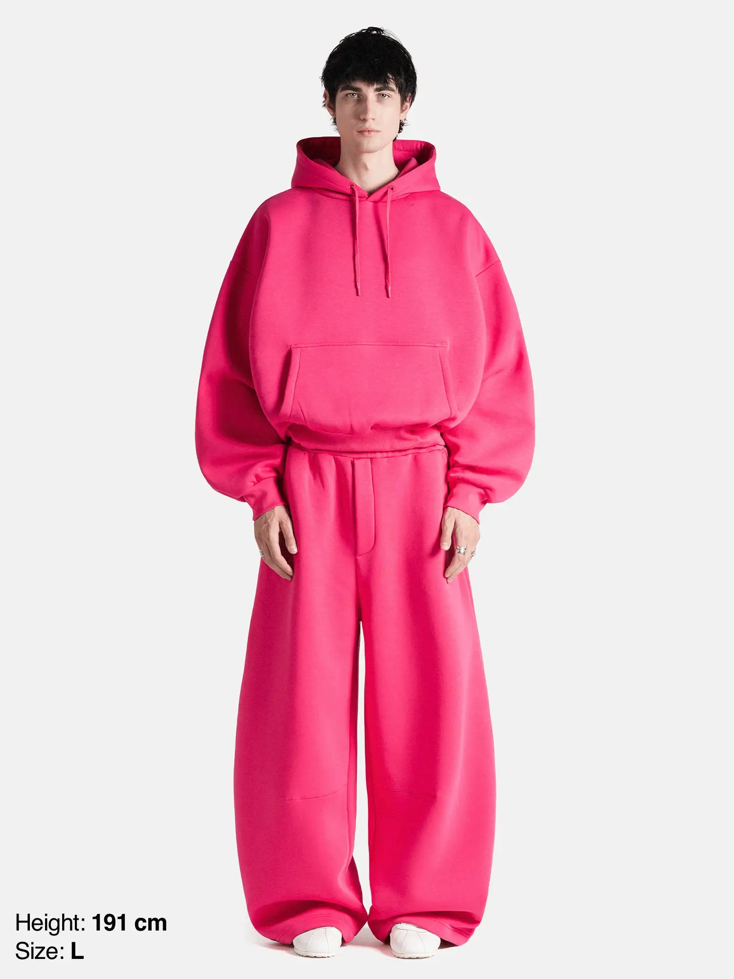 BUBBLE SWEATPANTS - HOT PINK - Image 5