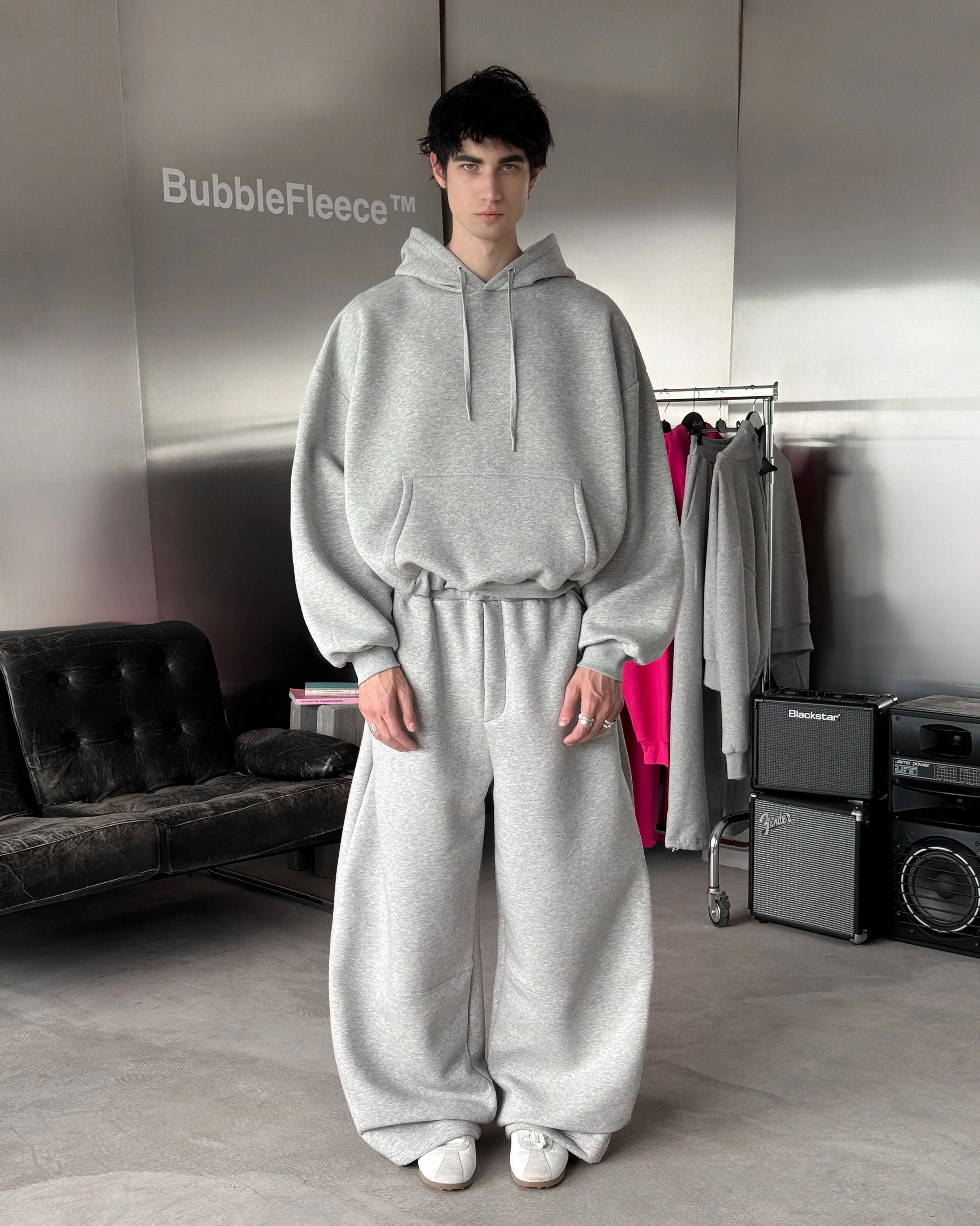 BUBBLE HOODIE - GRAY - Image 7
