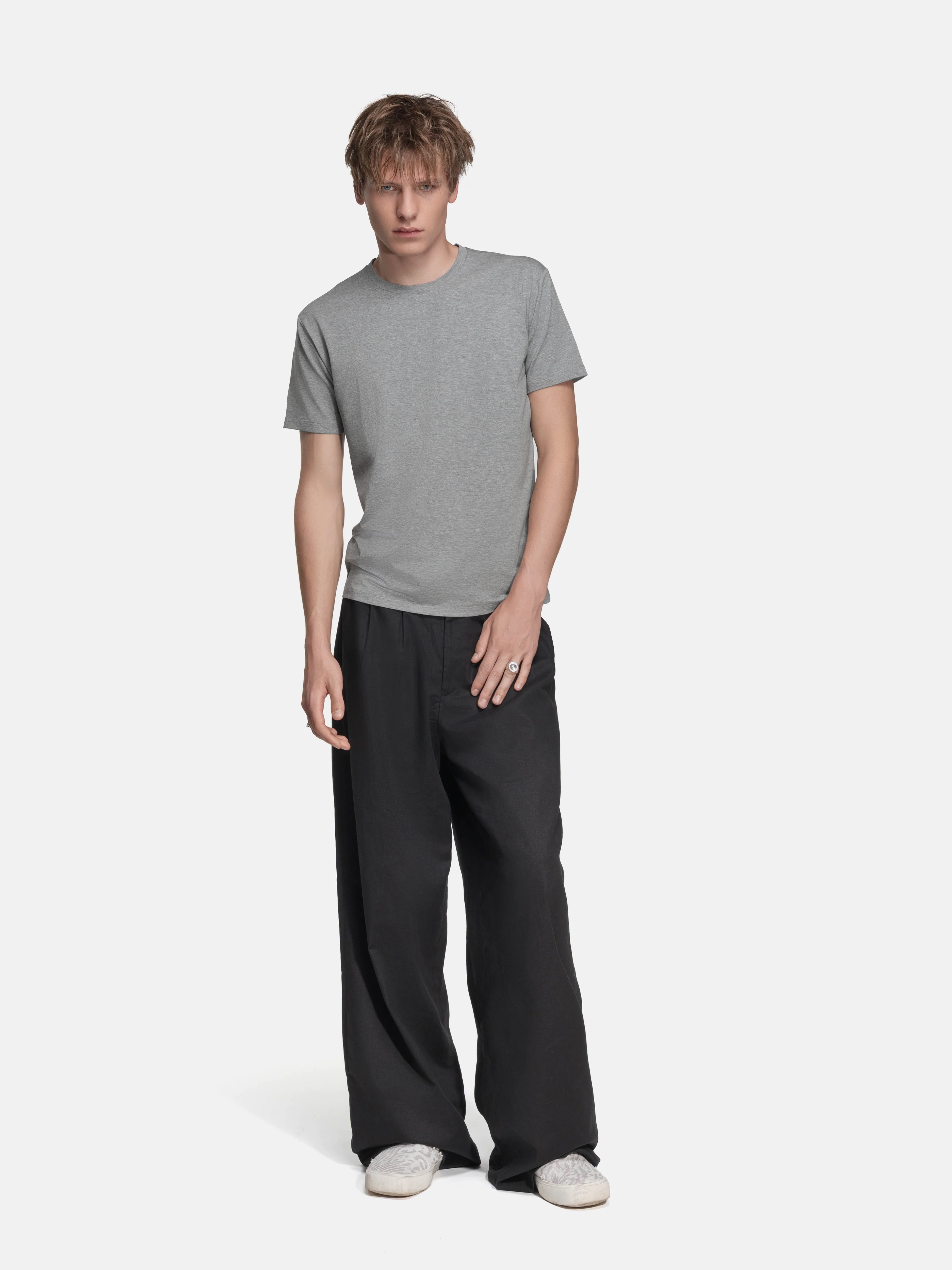 DAILY TEE MEN - GREY - Image 3