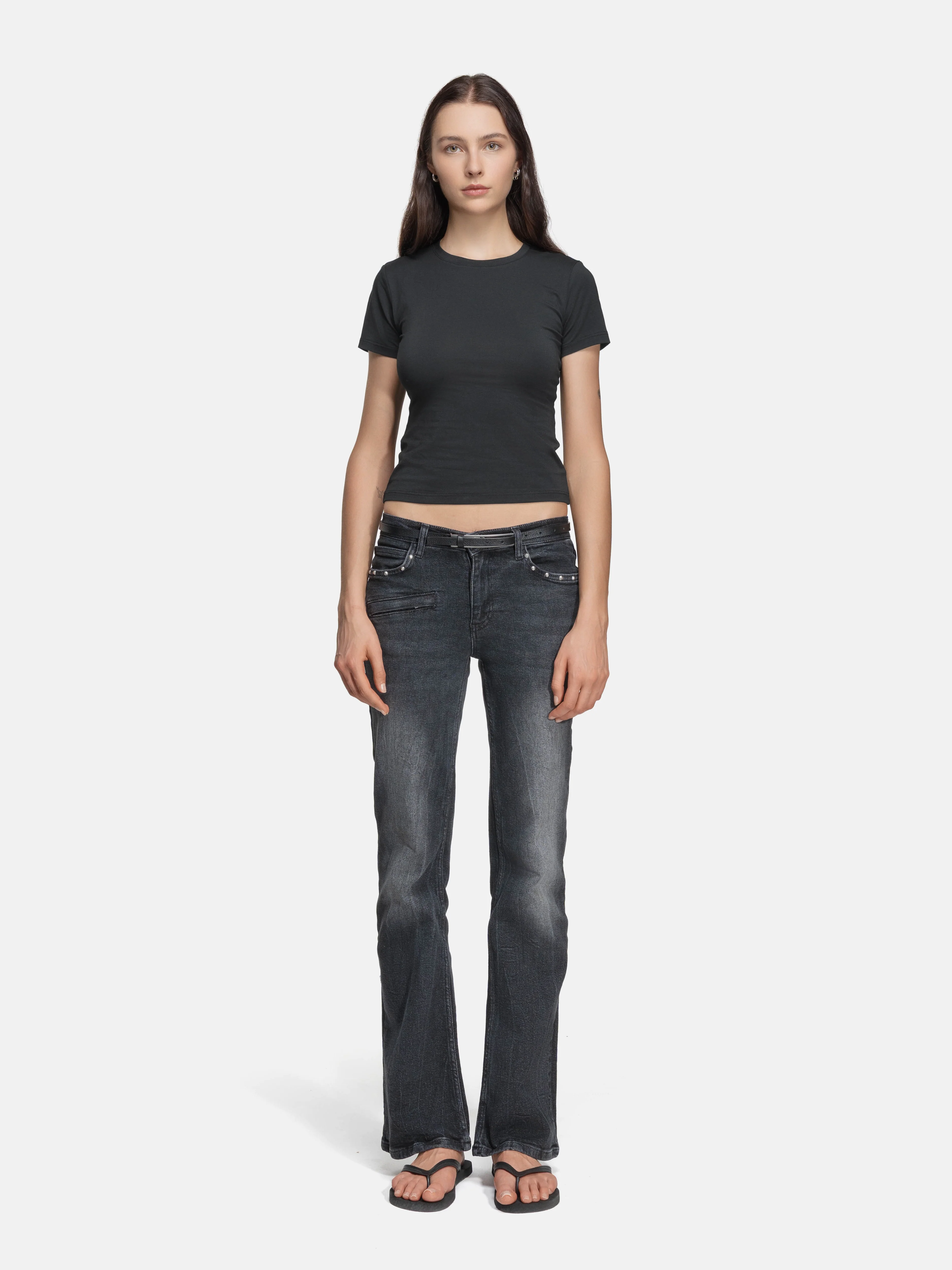 DAILY TEE WOMEN - BLACK - Image 3