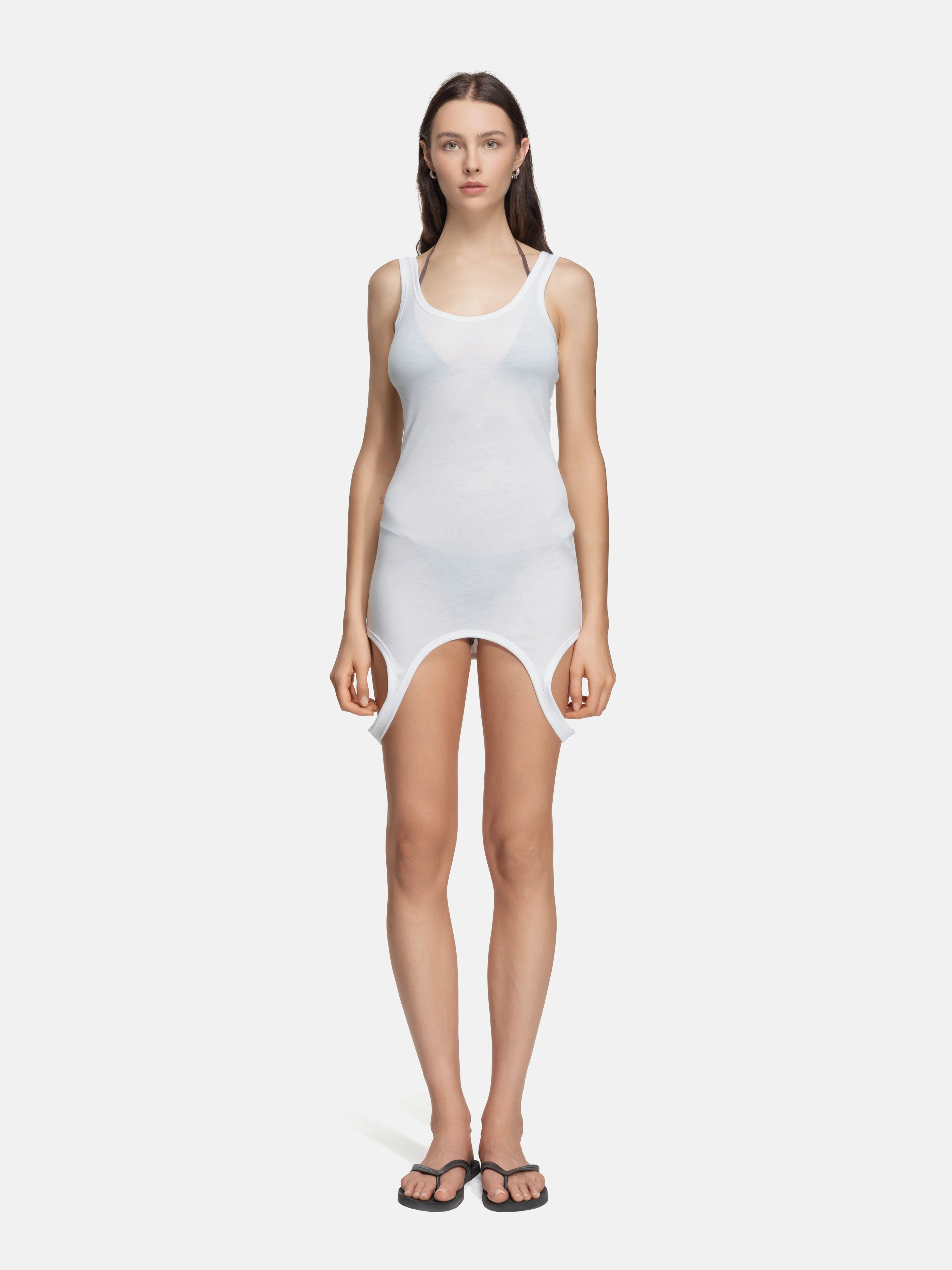 DOUBLE DRESS - WHITE - Image 4