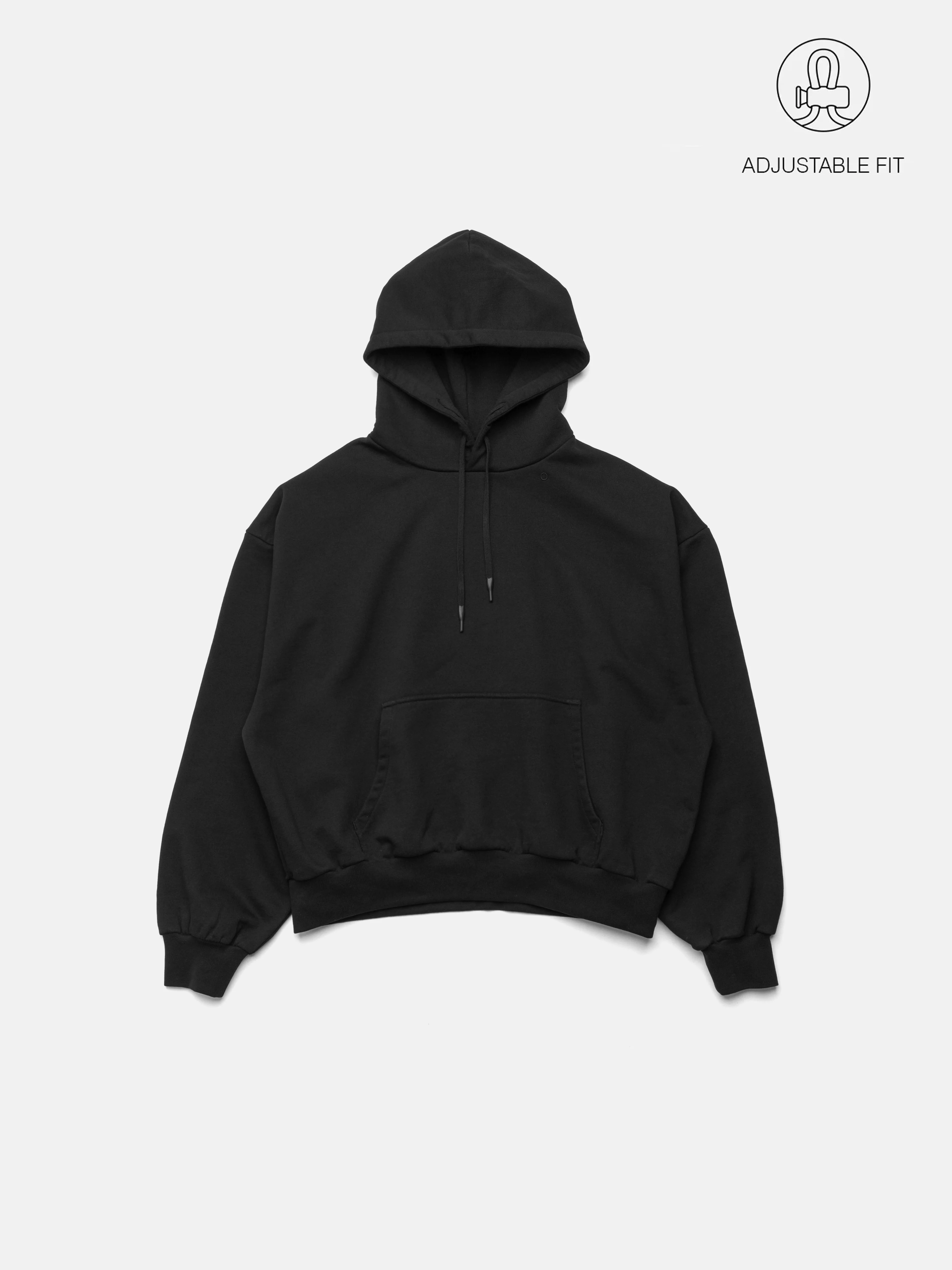 BLANC HOODIE - BLACK
