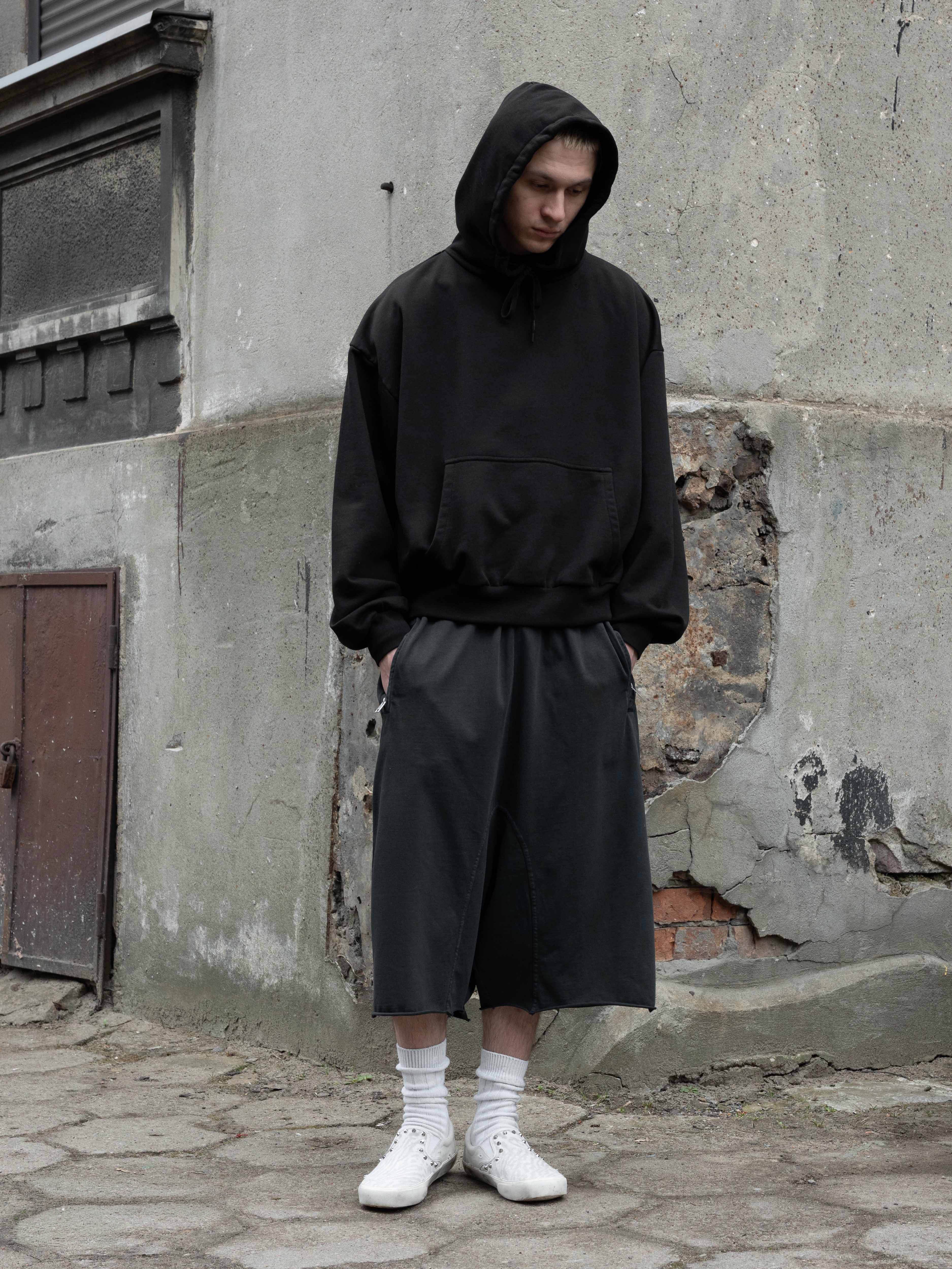 BLANC HOODIE - BLACK - Image 2