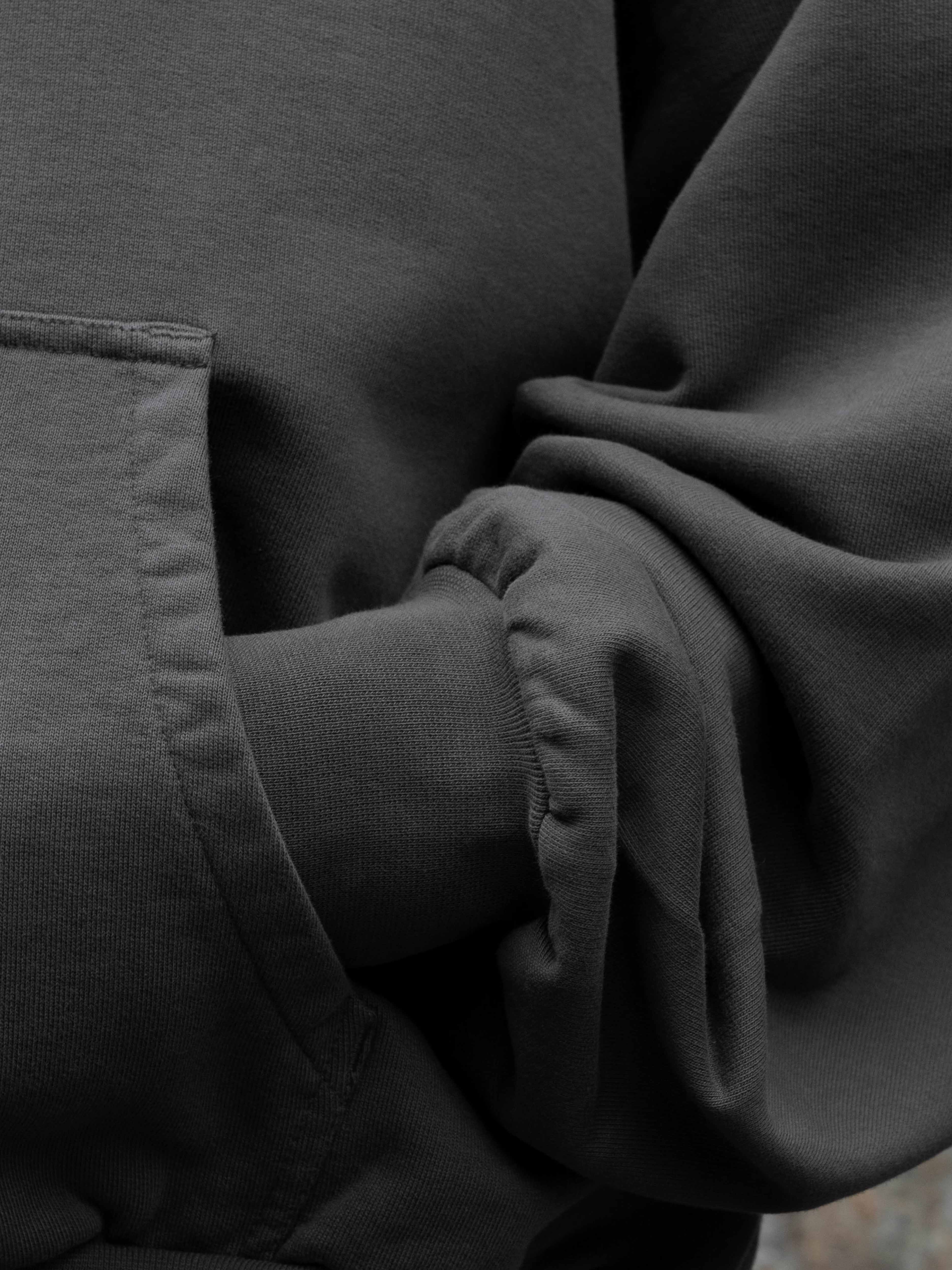 BLANC HOODIE - GRAPHITE - Image 5