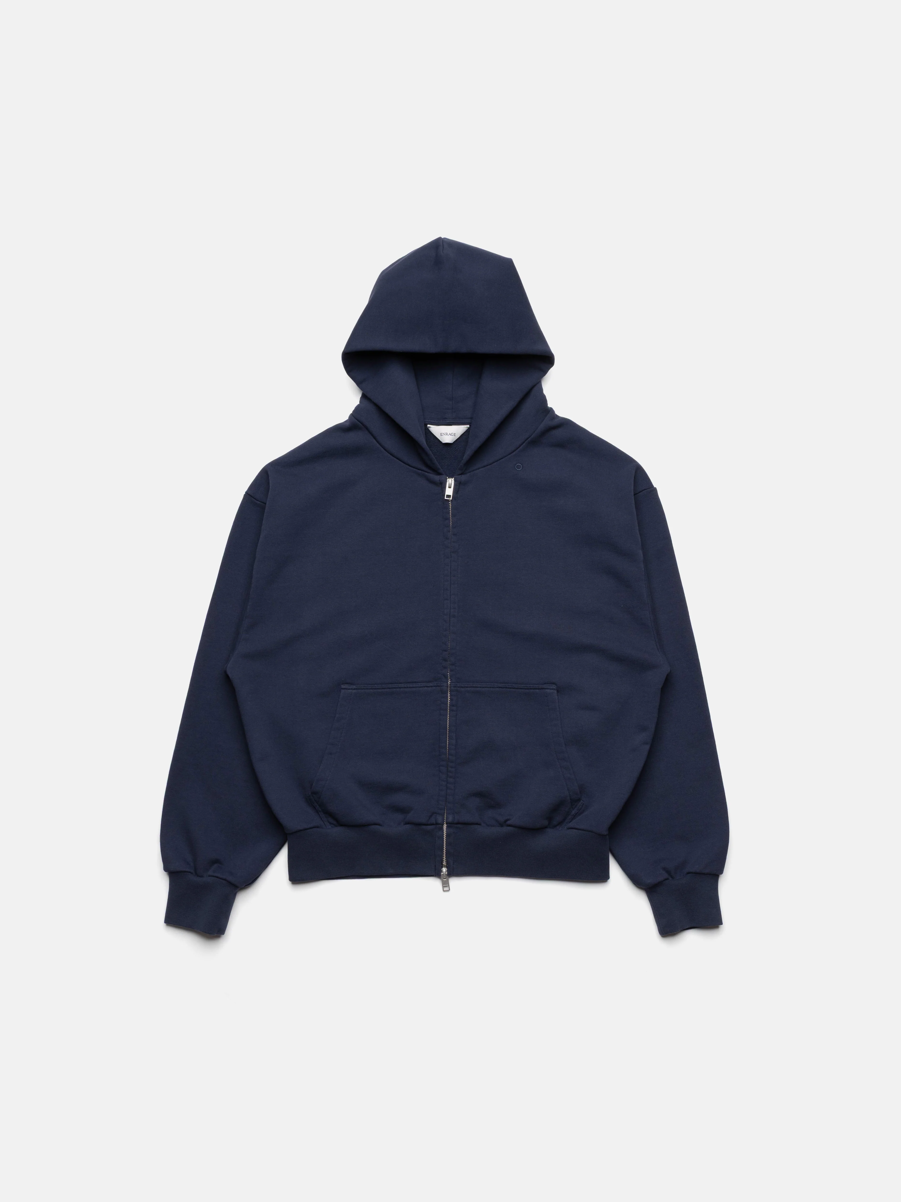 BLANC ZIP HOODIE - RICH NAVY