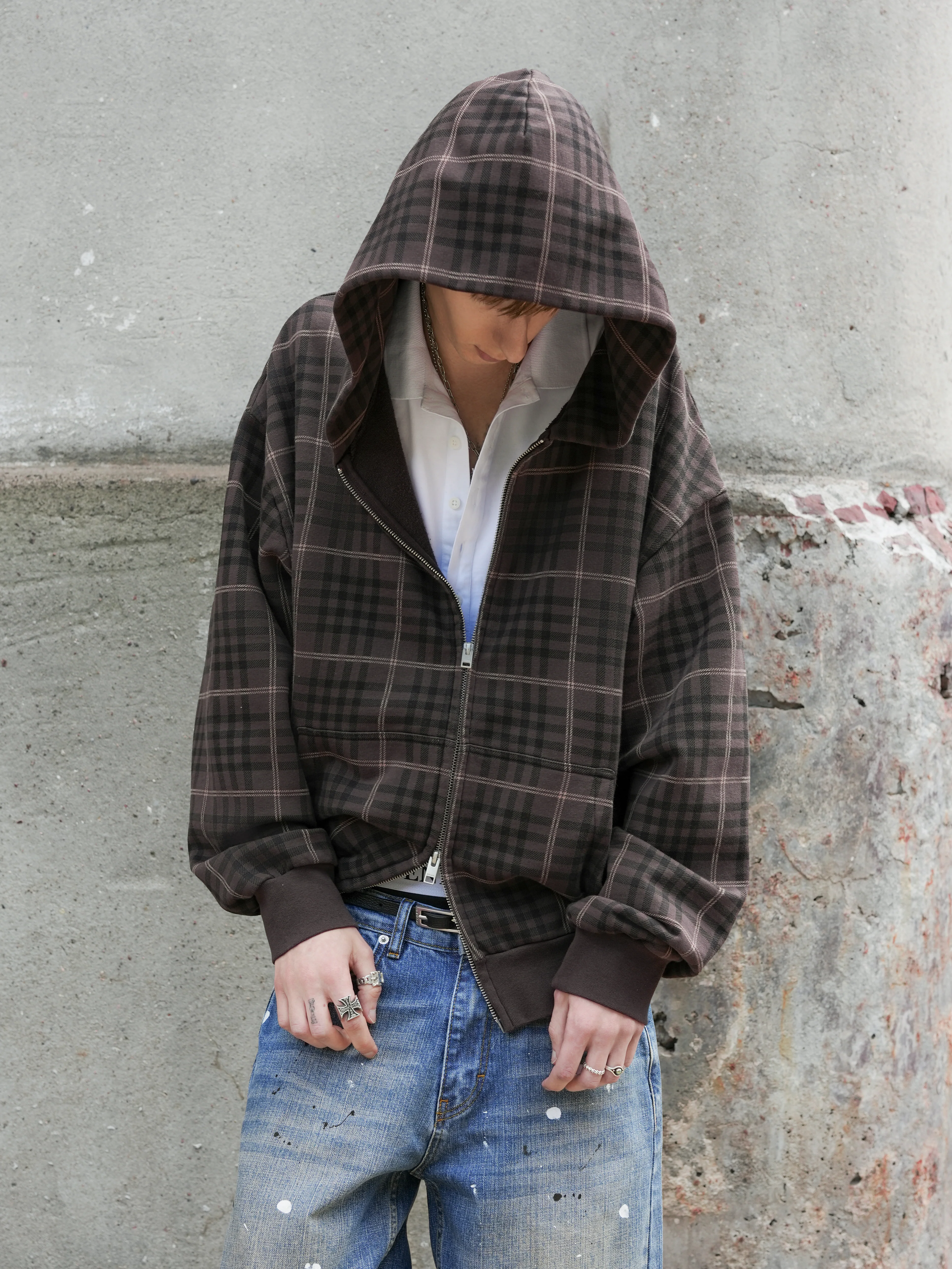 ZIP HOODIE - TARTAN - Image 2