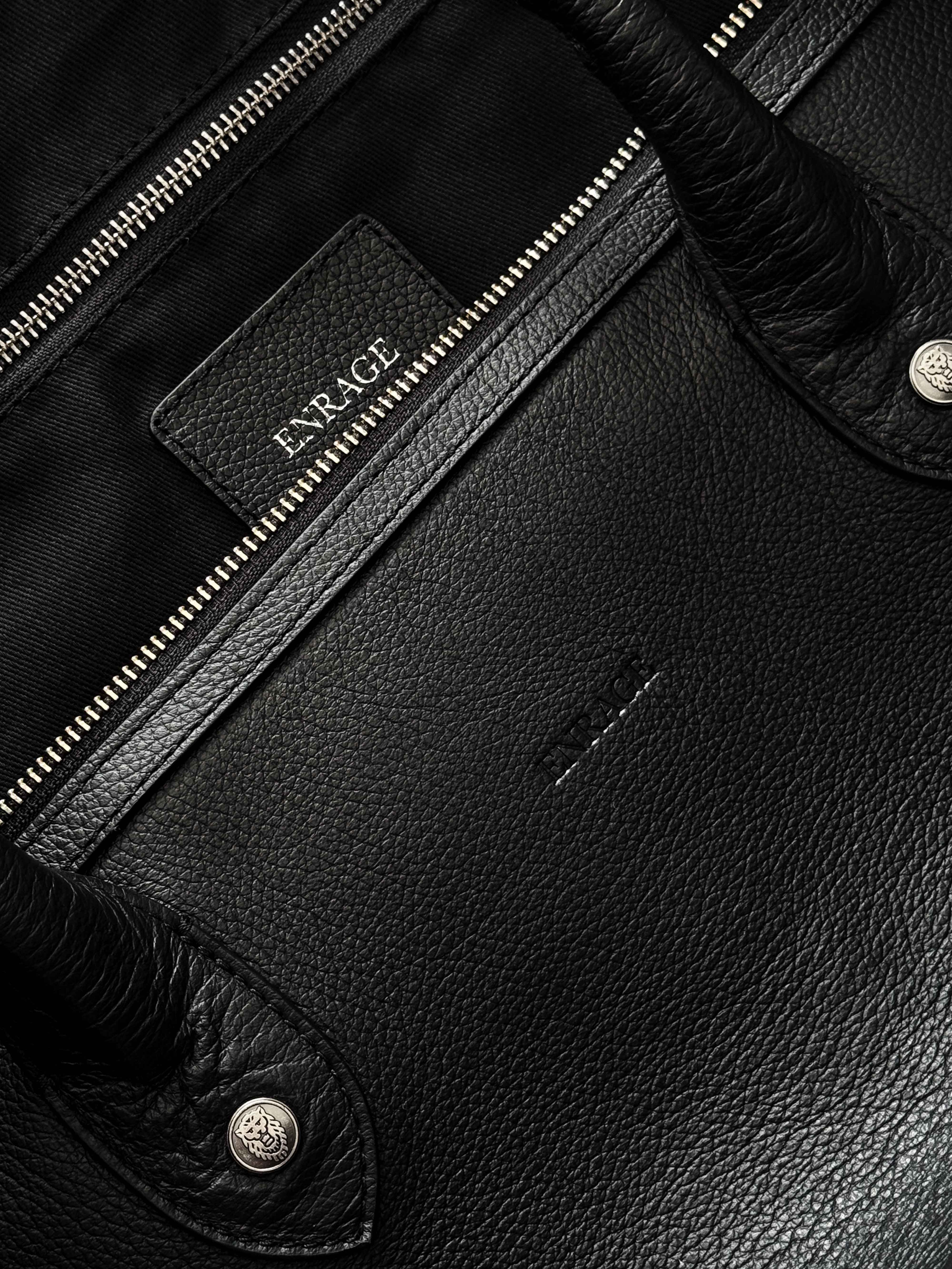 LEATHER DUFFLE BAG - Image 5