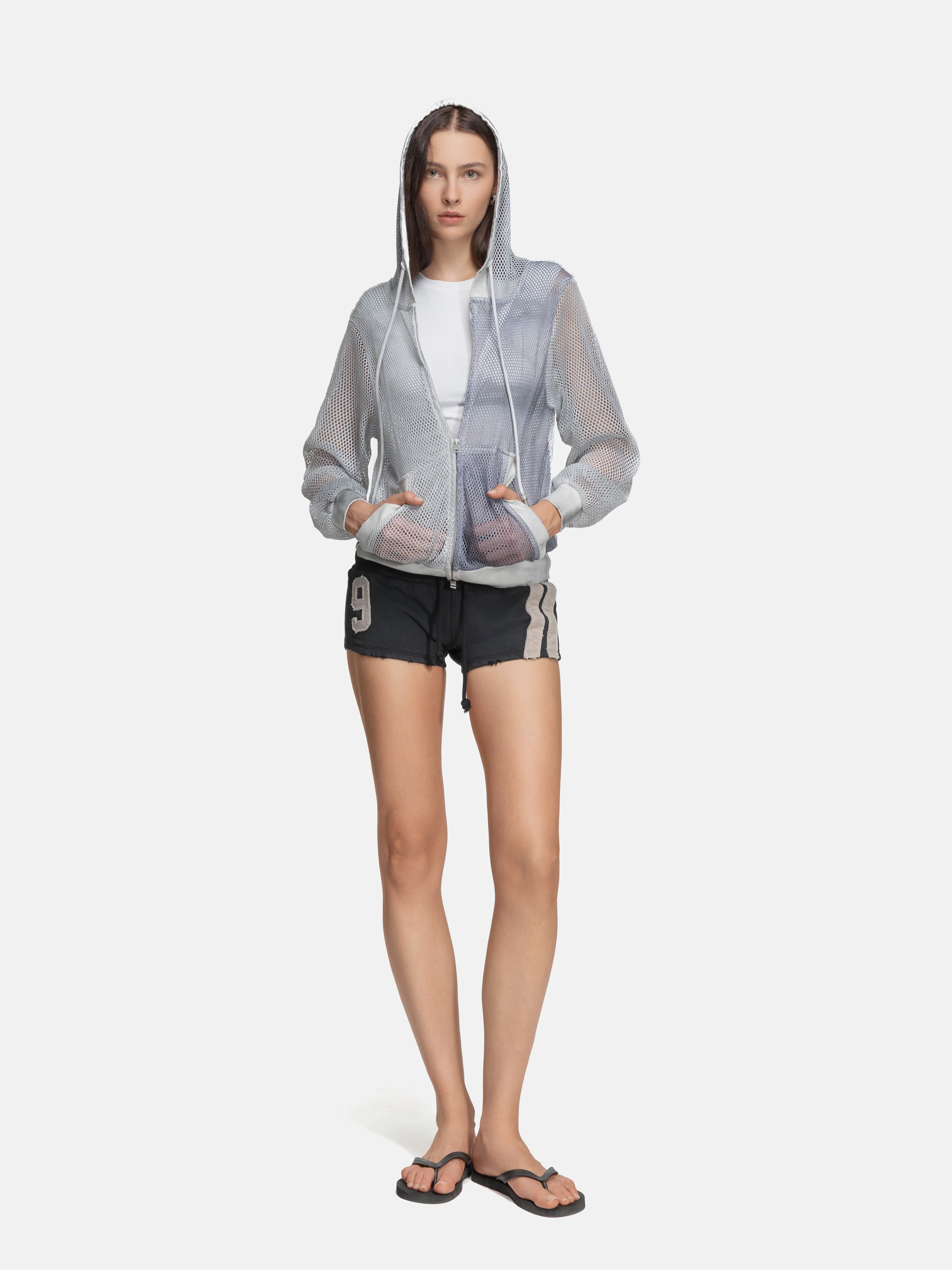 MESH HOODIE - WHITE - Image 6
