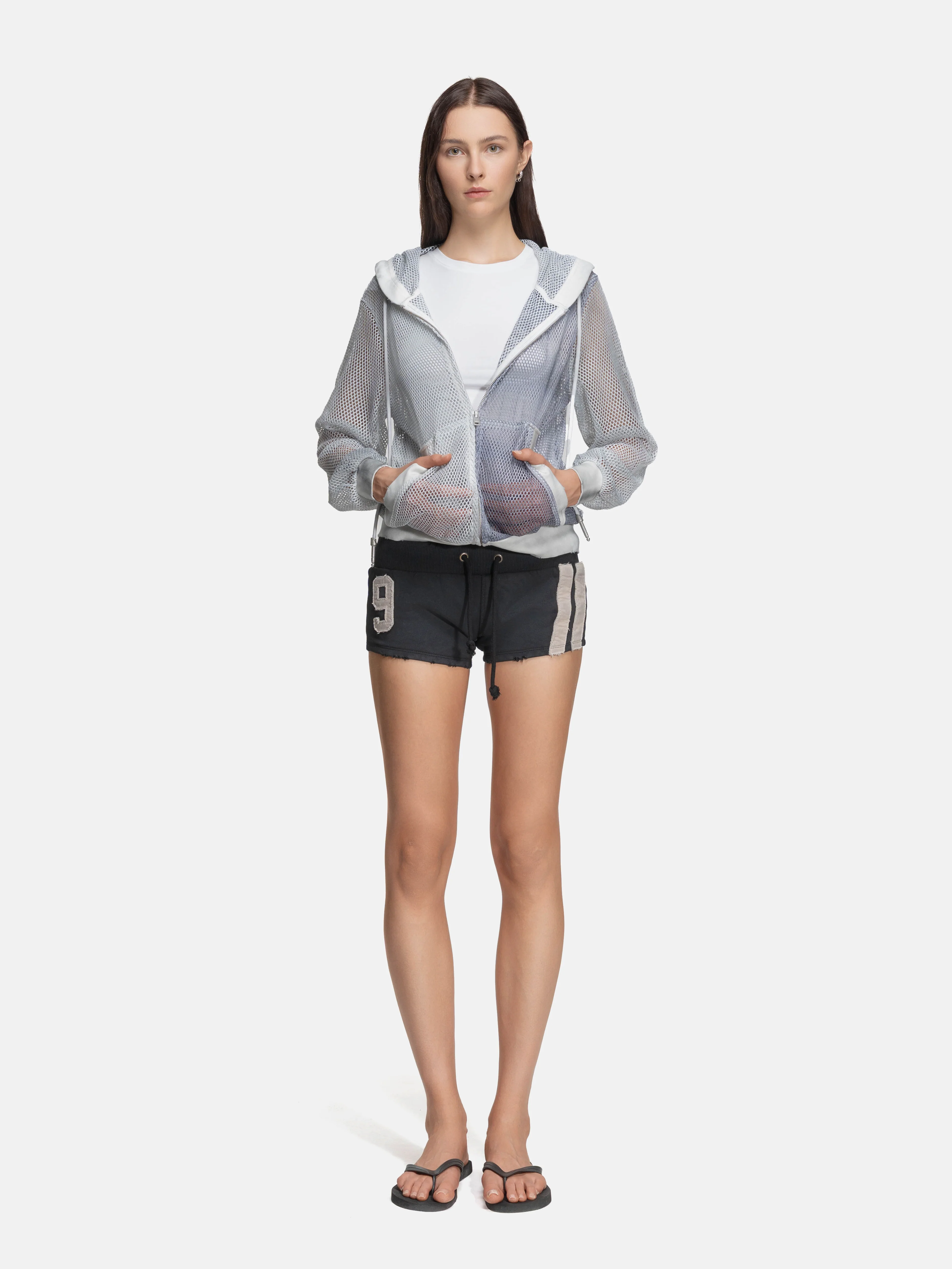 MESH HOODIE - WHITE - Image 7