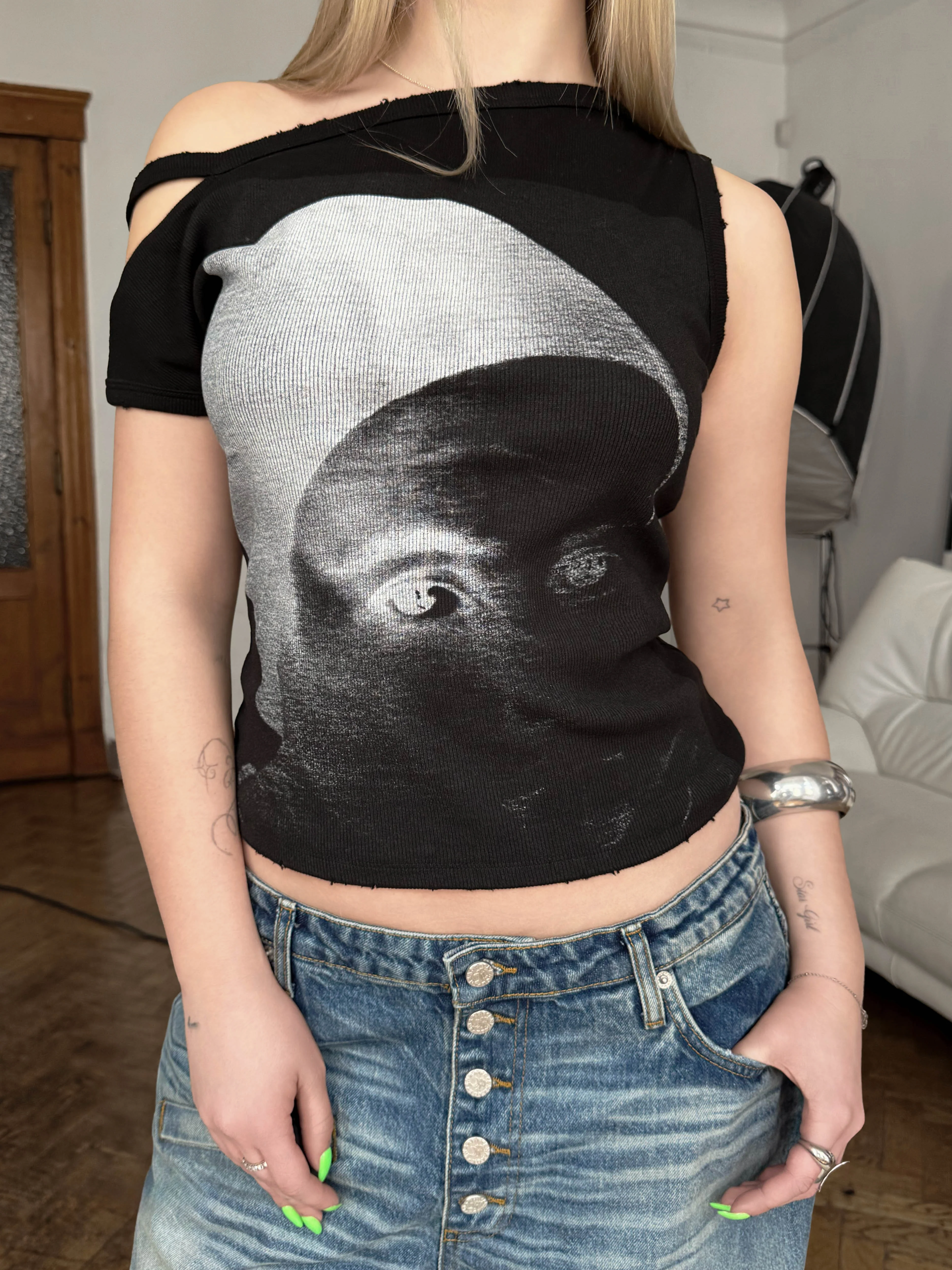 OFF SHOULDER TOP - DOROTHY BLACK - Image 2