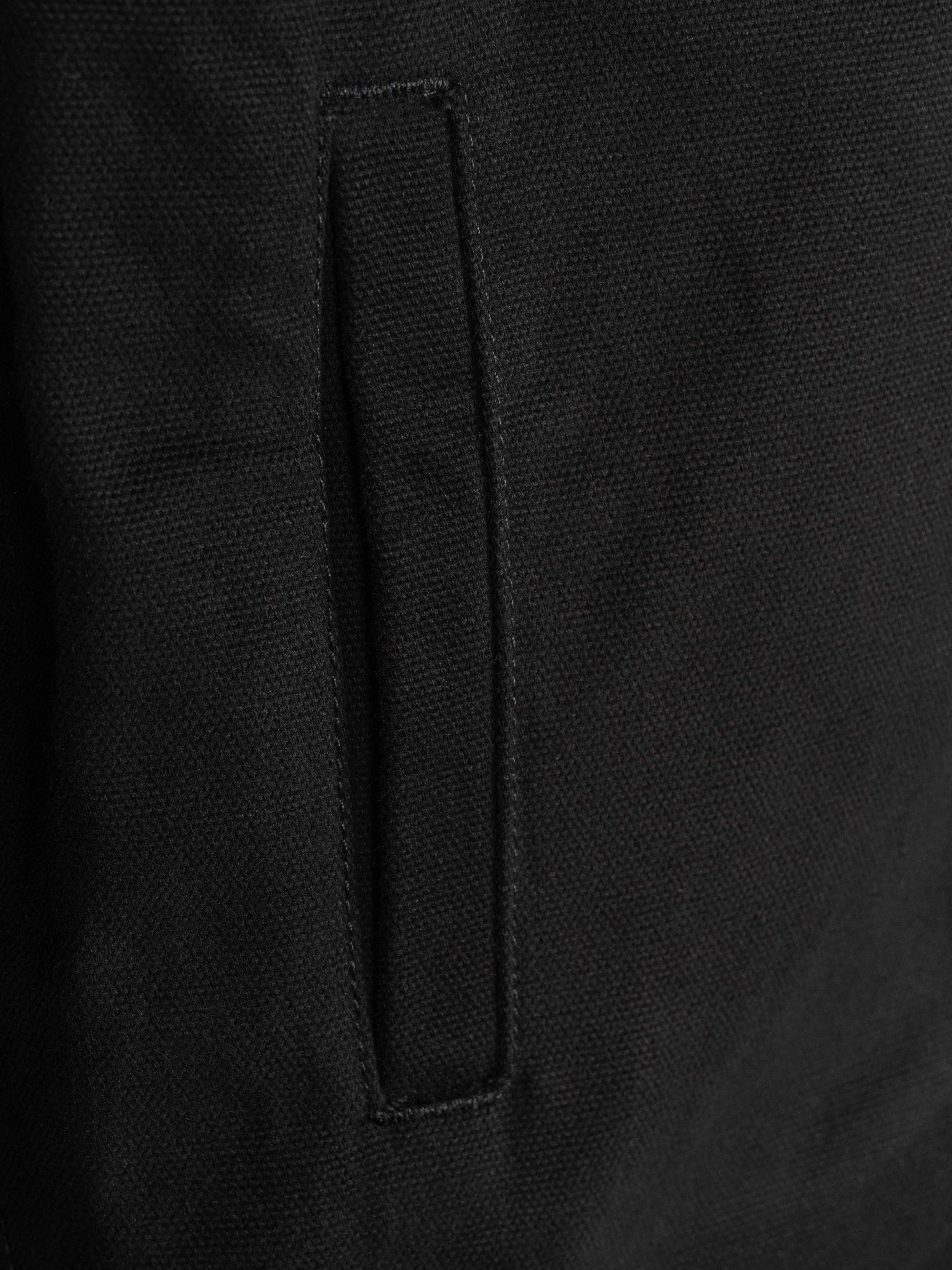 OFFICER JACKET - BLACK CANVAS - Image 8