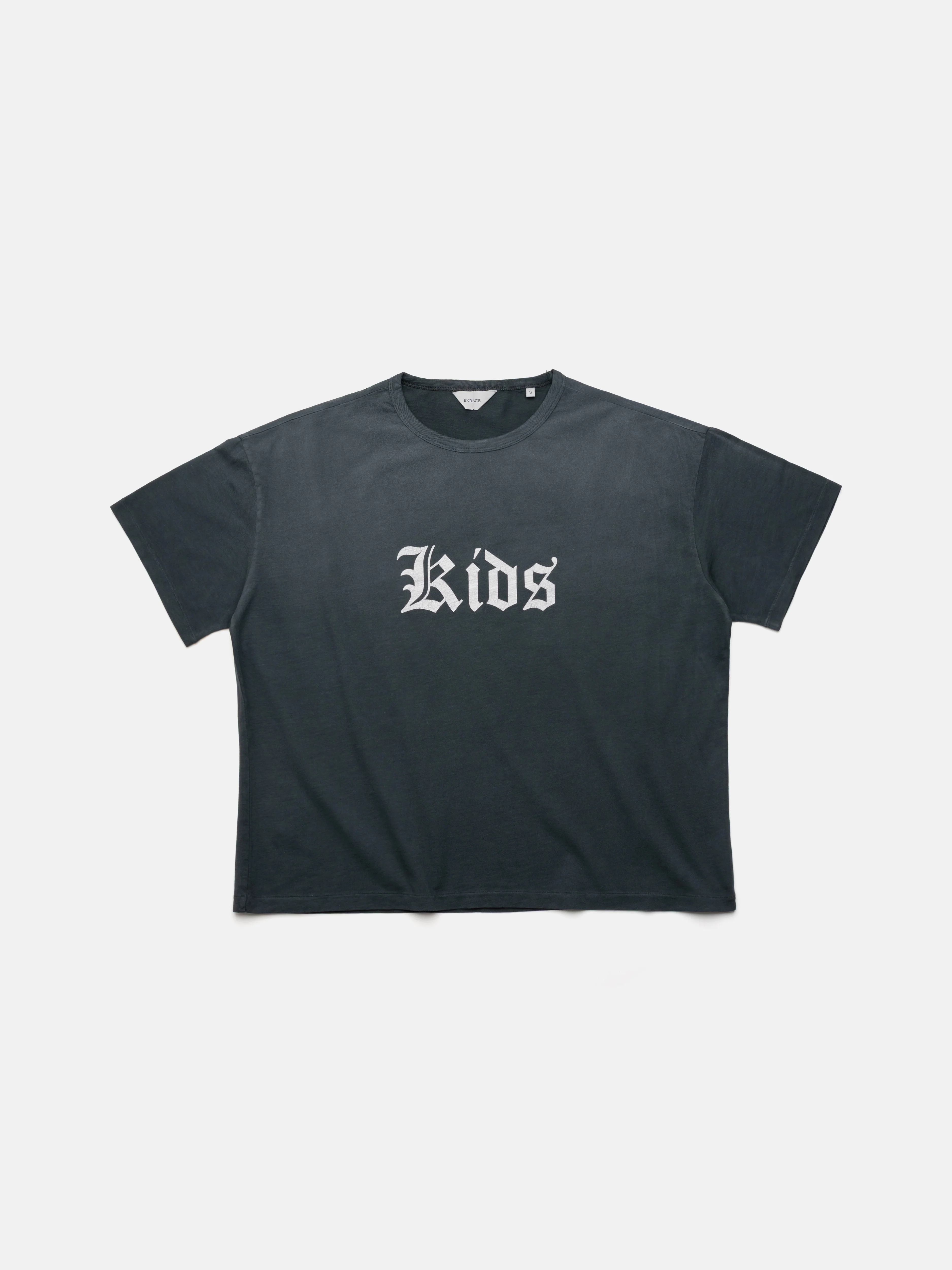 SINGLE STITCH TEE - KIDS WASHED BLACK