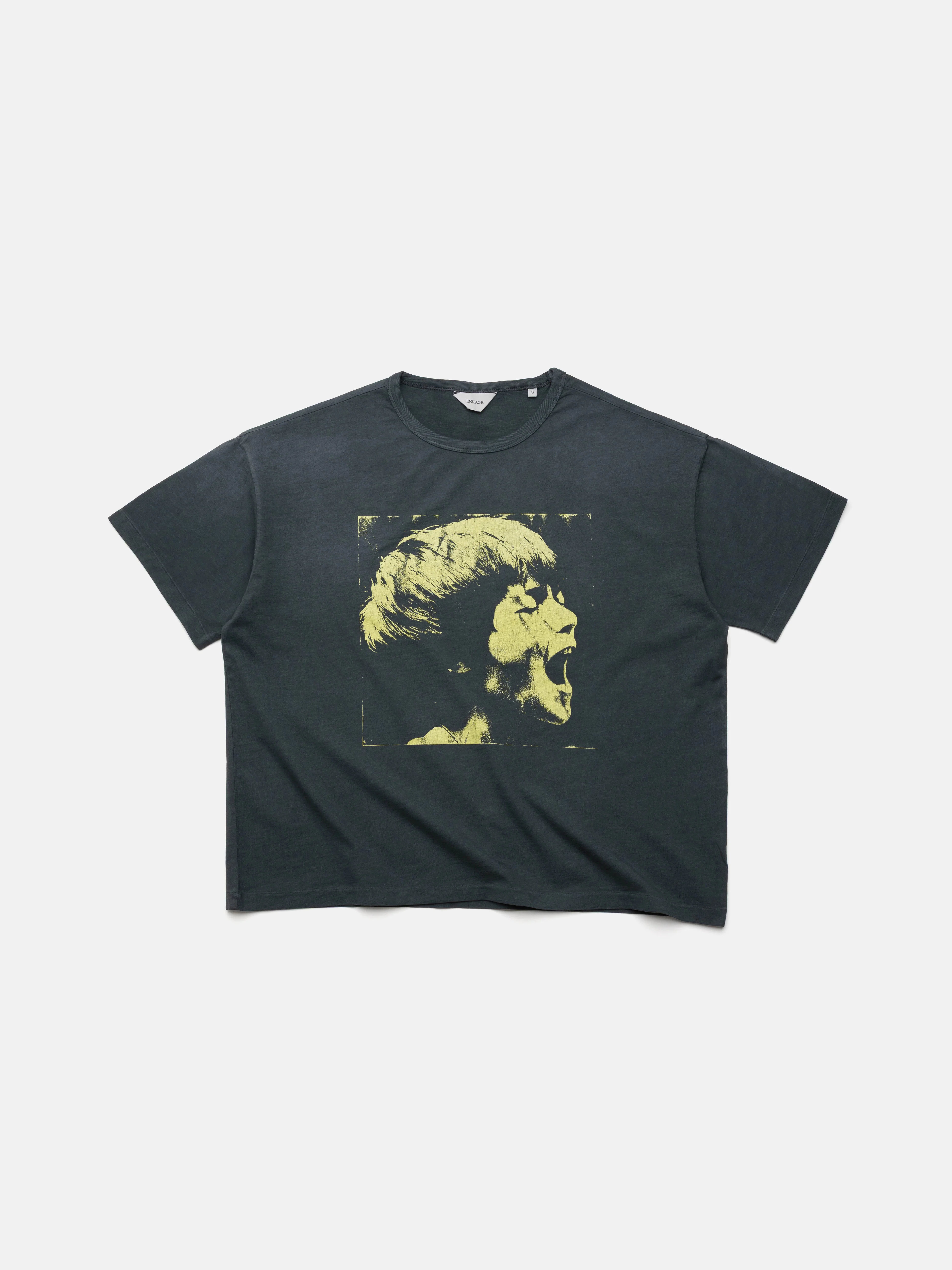 SINGLE STITCH TEE - SCREAM WASHED BLACK