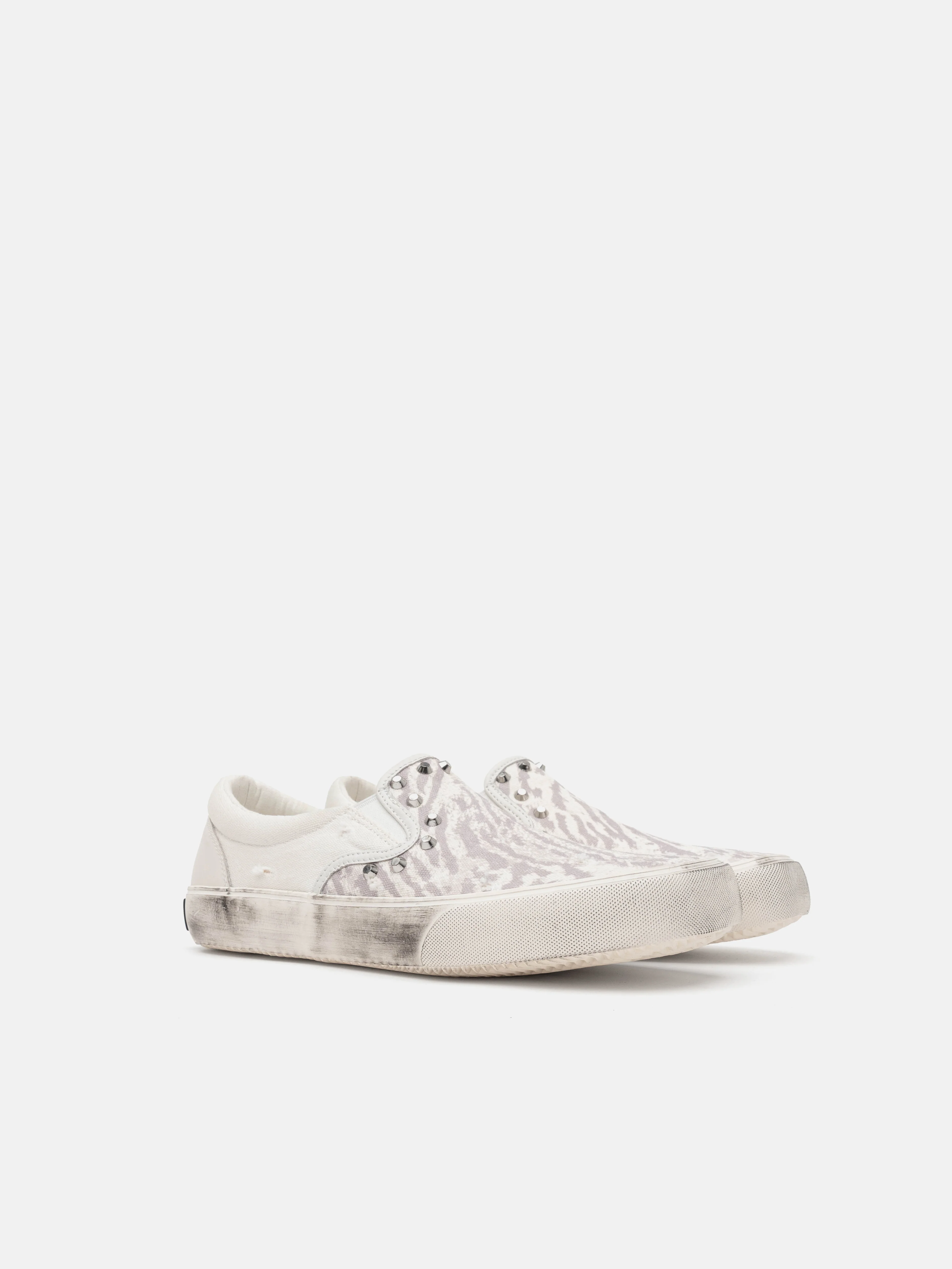 SLIP ON SNEAKER - WHITE LEOPARD - Image 4