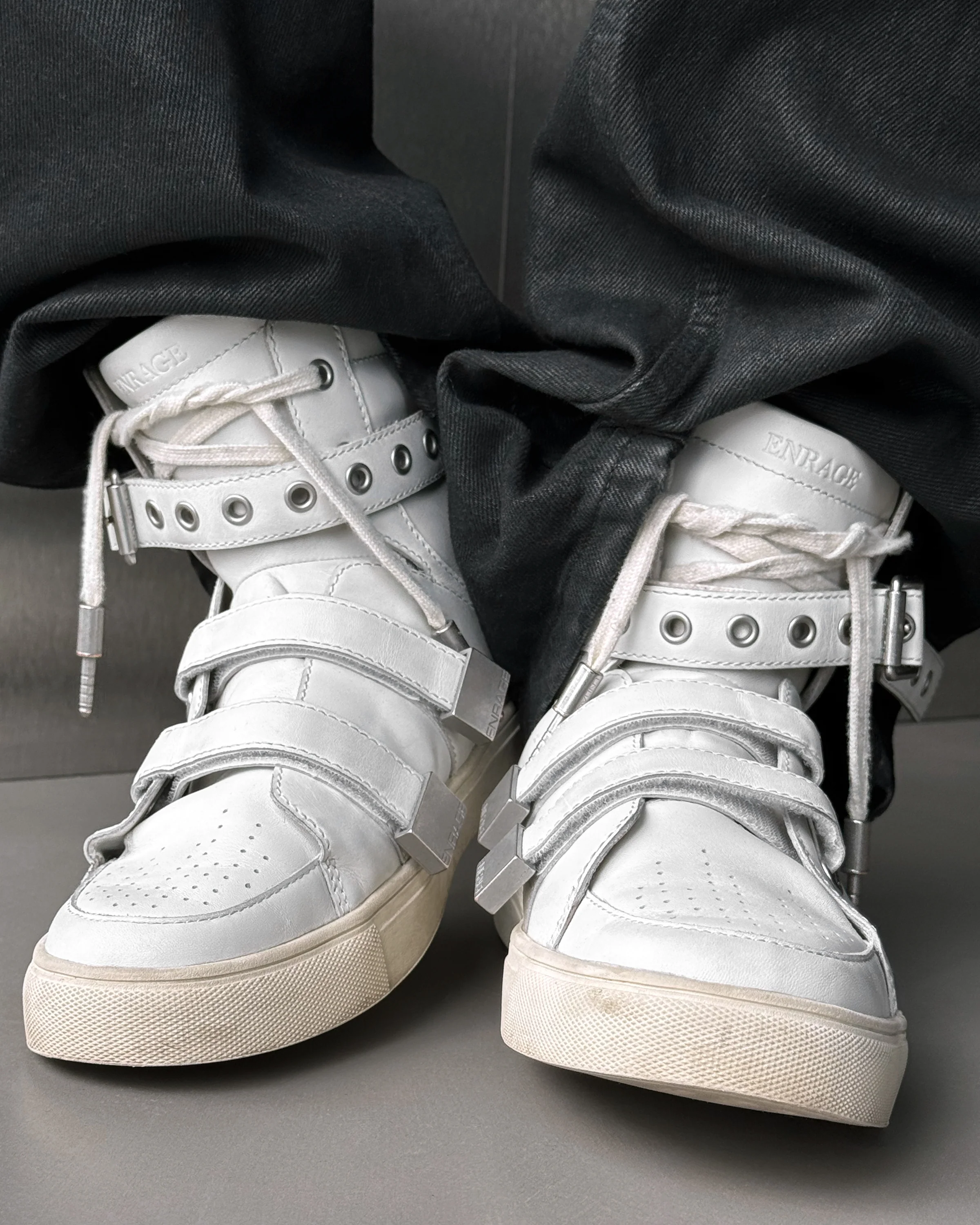 HIGH TOP SNEAKER - WHITE - Image 4