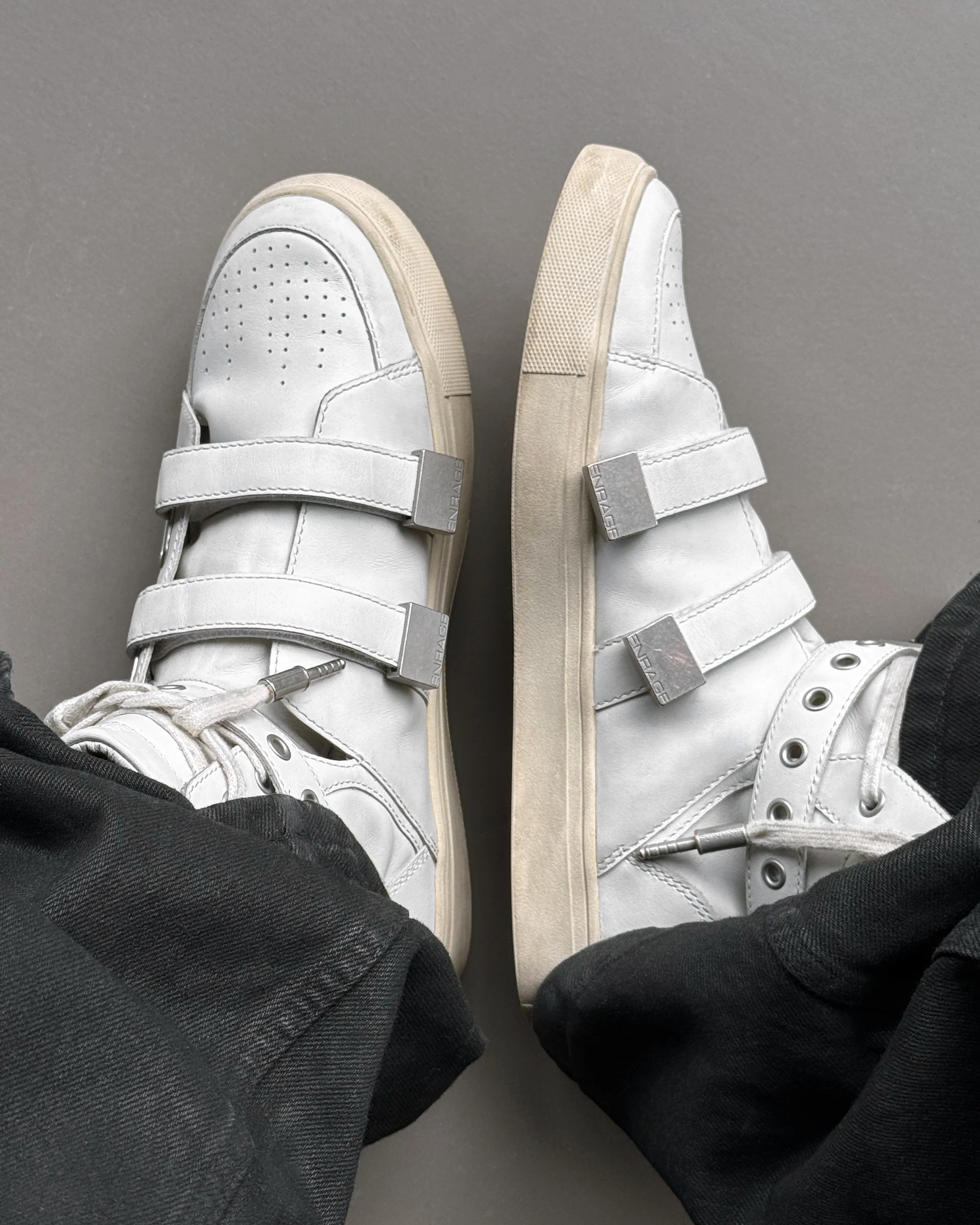 HIGH TOP SNEAKER - WHITE - Image 5