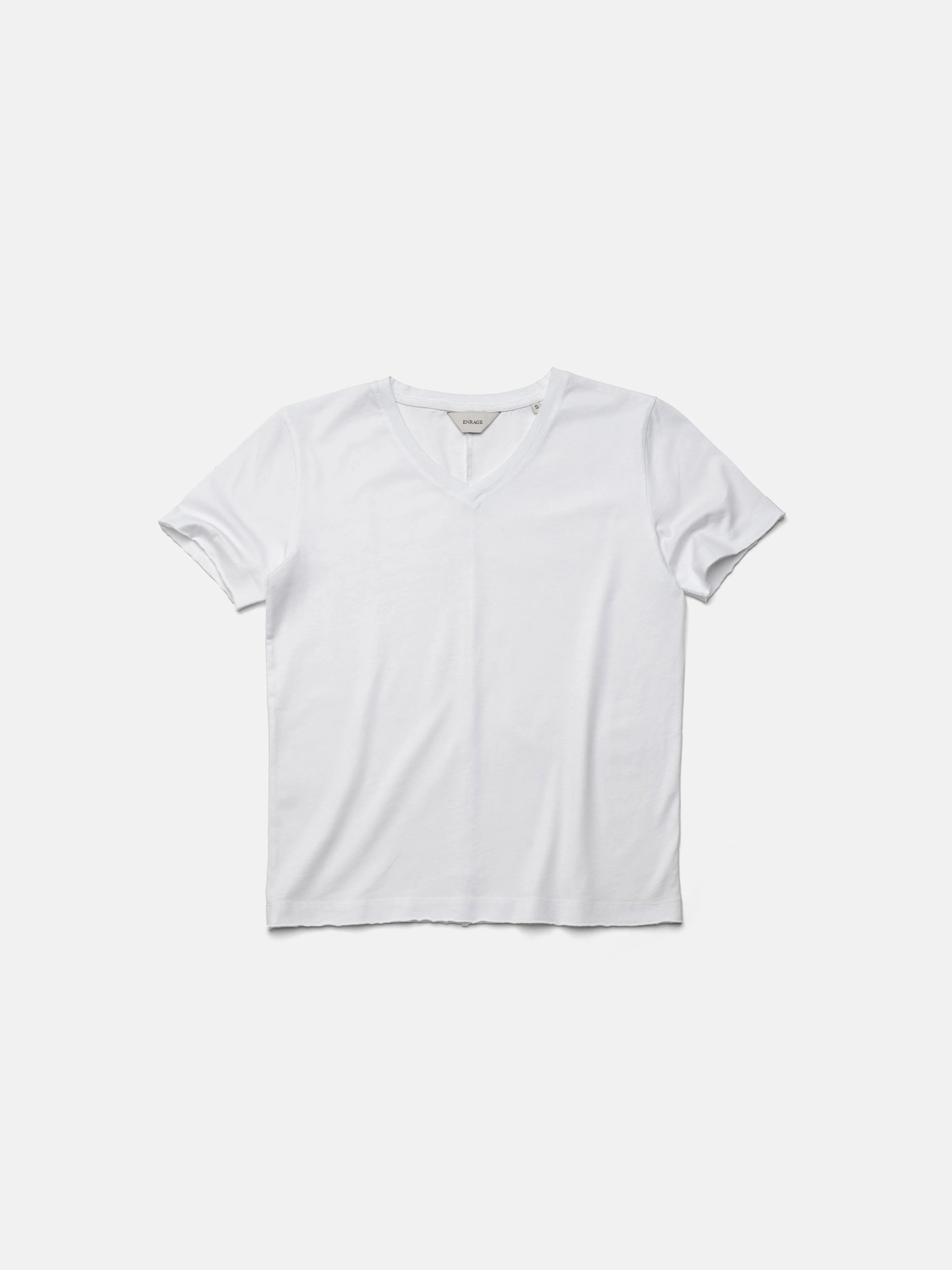 V-NECK TEE - WHITE